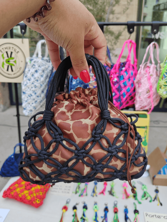 Sac macramé S